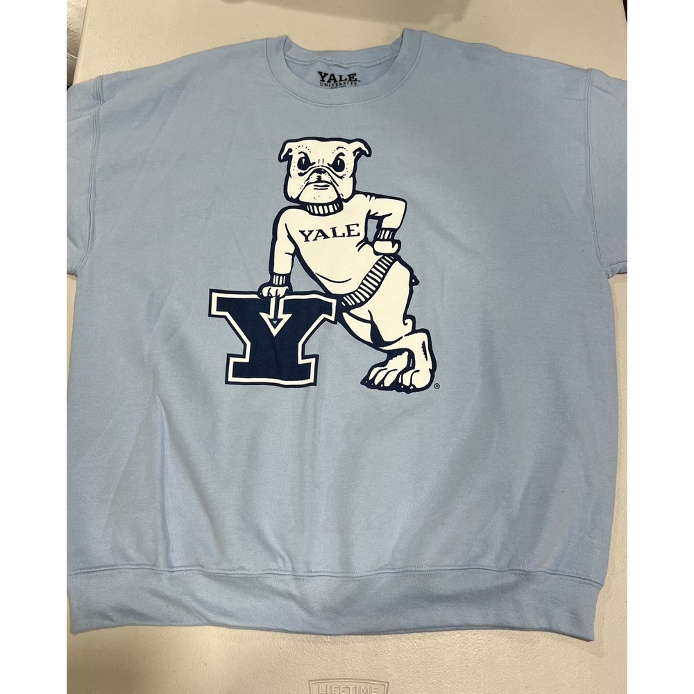 Yale University Bulldog Mascot Sweatshirt Size XL